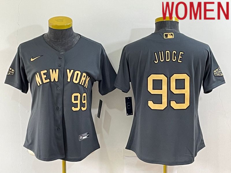 Women New York Yankees #99 Judge Grey 2022 All Star Game Nike MLB Jerseys->new york yankees->MLB Jersey